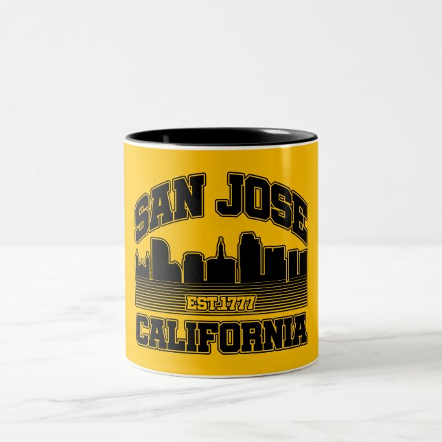 Tasse 2 Couleurs San Jose, Californie (Centre)