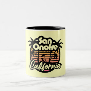Tasse 2 Couleurs San Onofre Beach, Californie