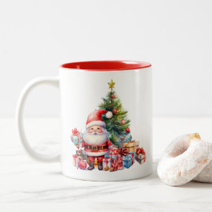 Tasse 2 Couleurs Santa Clause
