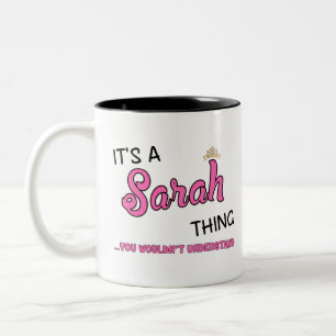 Tasse 2 Couleurs Sarah, ce que tu ne comprendrais pas