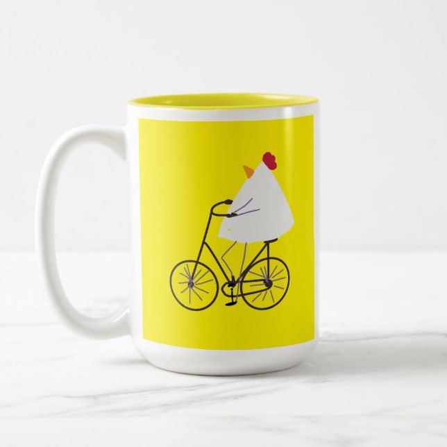 Tasse 2 Couleurs Sassy biker chick (Gauche)