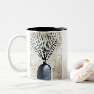 Tasse 2 Couleurs Saule dans l'aquarelle du vase