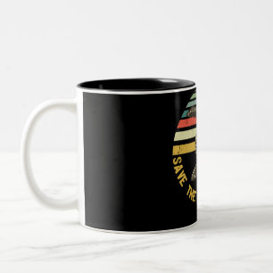 Tasse 2 Couleurs sauver les conteneurs fluviaux