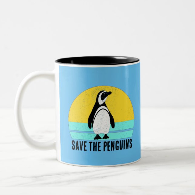 Tasse 2 Couleurs Save The Penguins (Gauche)