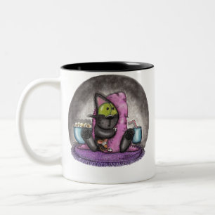 Tasse 2 Couleurs Scanner - Chat et souris