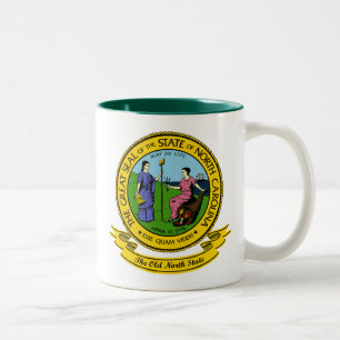 Tasse 2 Couleurs Sceau de Caroline du Nord