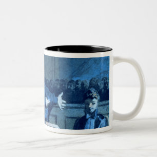 Tasse 2 Couleurs Scène à un tribunal (la semaine)