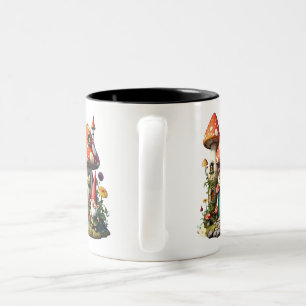 Tasse 2 Couleurs "Scène de jardin rêveuse"