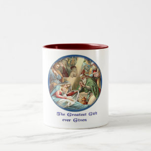 Tasse 2 Couleurs Scène de Nativity