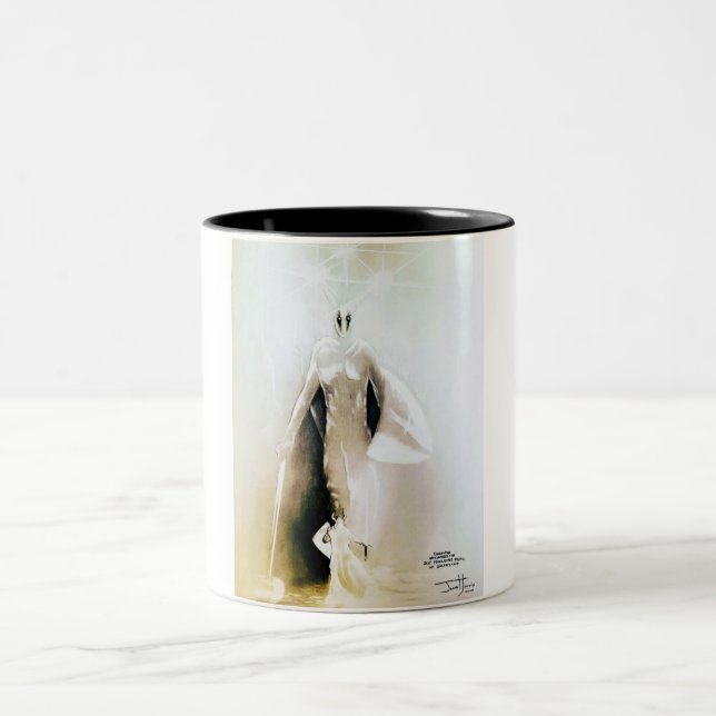 Tasse 2 Couleurs Scène Silmarillion Fingolfin et Morgoth   (Centre)