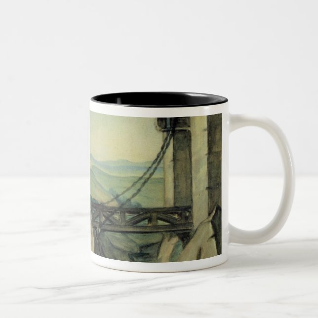 Tasse 2 Couleurs Scénographie pour l'acte II de l'opéra 'Fidelio (Droit)