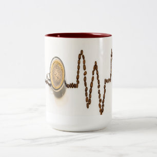 Tasse 2 Couleurs Schéma du chariot à tarte café