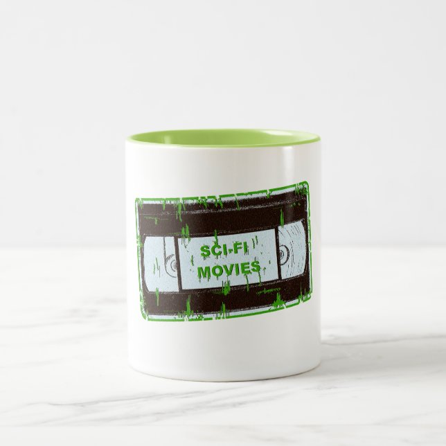 Tasse 2 Couleurs Sci - Films Wi-Fi Vert (Centre)