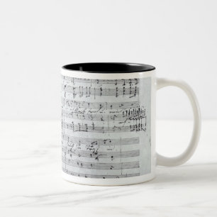 Tasse 2 Couleurs Score manuscrit pour le 'DES trouvé Sangers Habe