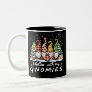 Tasse 2 Couleurs Se détendre avec mes amis de la famille de Noël Gn