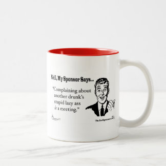 Tasse 2 Couleurs Se plaindre au sujet d'un autre paresseux stupide