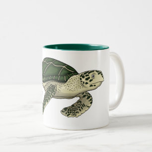Tasse 2 Couleurs Sea turtle cartoon