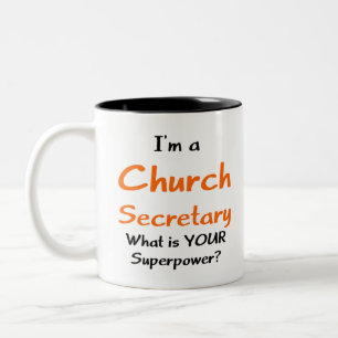 Tasse 2 Couleurs secrétaire d'église