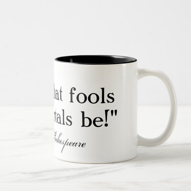 Tasse 2 Couleurs Seigneur, quels imbéciles ces mortels soient - (Droit)