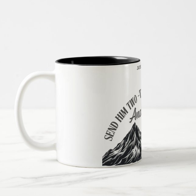 Tasse 2 Couleurs Send Him Two–Three Years Dagestan” Cup (Gauche)