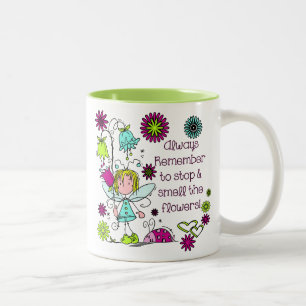 Tasse 2 Couleurs Sentez les fleurs
