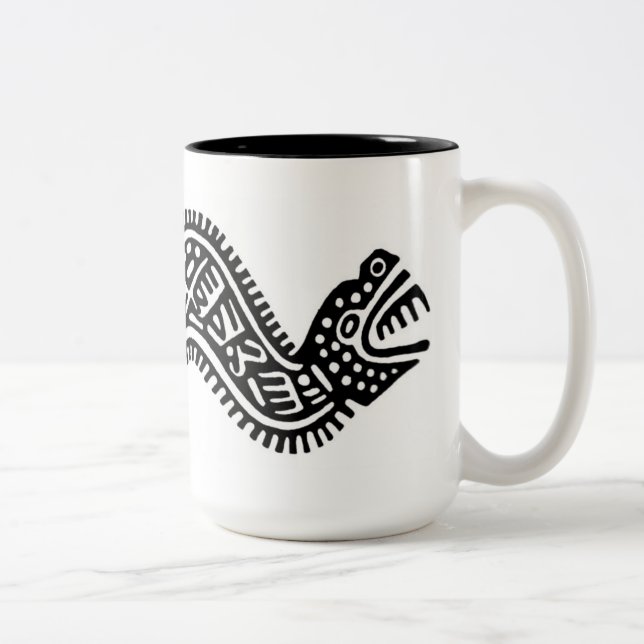 TASSE 2 COULEURS SERPENT MEXICAIN (Droit)