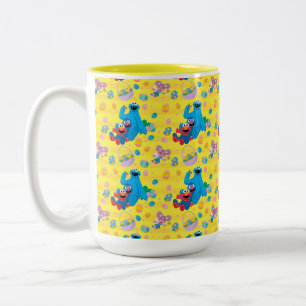 Tasse 2 Couleurs Sesame Street Pâques Motif de panier