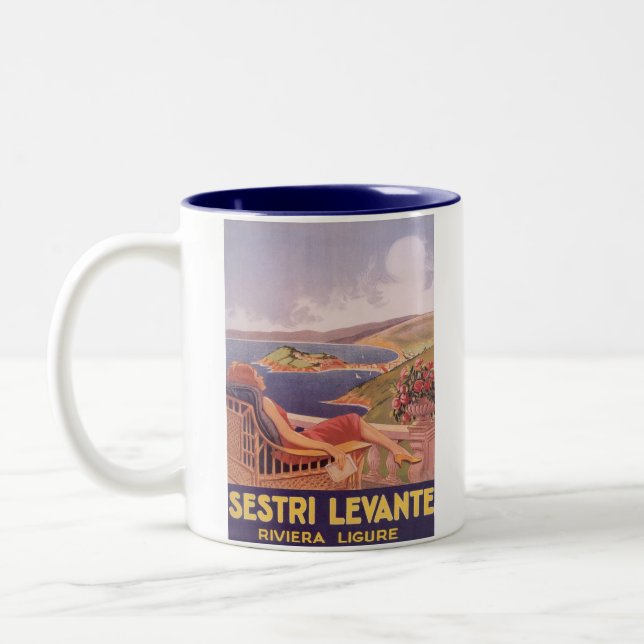 TASSE 2 COULEURS SESTRI LEVANTE (Gauche)