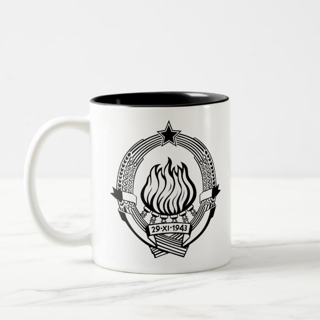 Tasse 2 Couleurs SFRJ Juyougoslave (Yougoslavie) (Gauche)