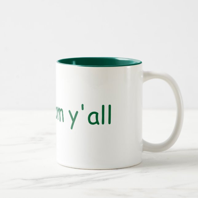 Tasse 2 Couleurs shalom que vous attaquez (Droit)