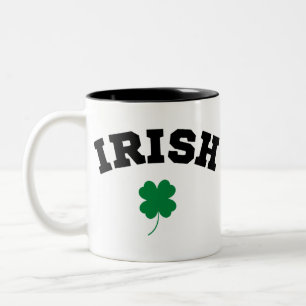 Tasse 2 Couleurs Shamrock irlandais St Patrick's