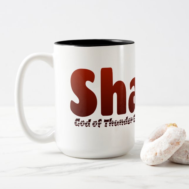 Tasse 2 Couleurs Shango (Avec donut)
