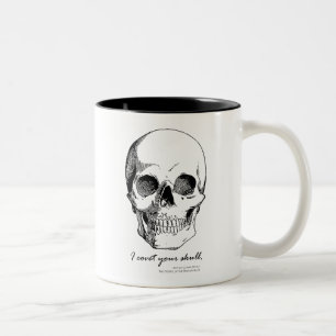 Tasse 2 Couleurs Sherlock Citation Je Covet Votre Crâne Gothique Mu