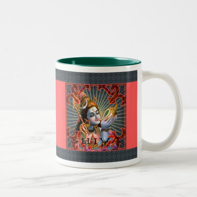 Tasse 2 Couleurs SHIVA Mug, Coupe (Droit)