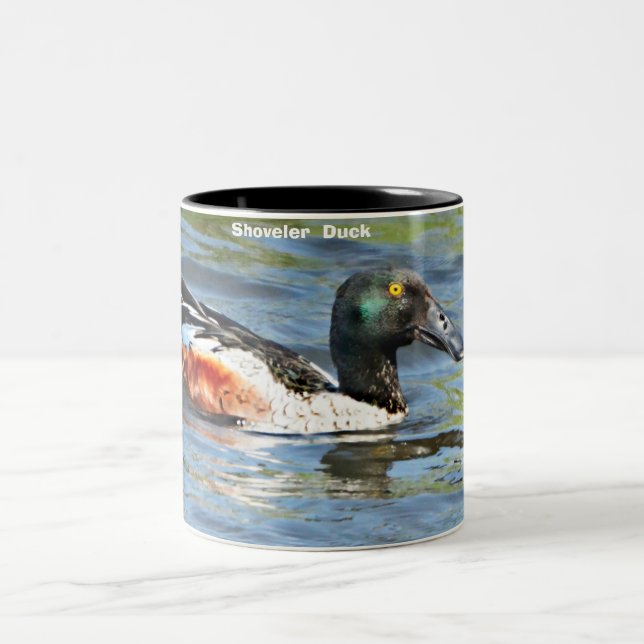 Tasse 2 Couleurs Shoveler Duck (Centre)