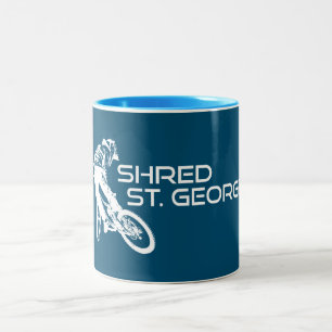 Tasse 2 Couleurs Shred St. George Utah Mountain VTT