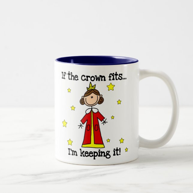 Tasse 2 Couleurs Si les ajustements de couronne (Droit)