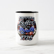 Si on Buvait du Café Comme en 1776 Bluebonnet