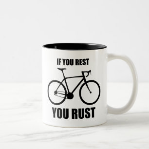 Tasse 2 Couleurs Si Vous Vous Reposez, Vous Roulez À Vélo