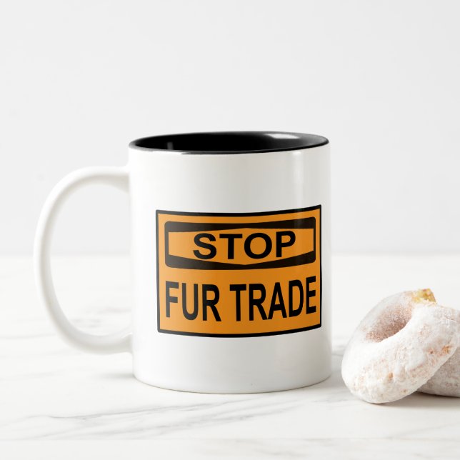 TASSE 2 COULEURS SIGNE COMMERCIAL ARTIFICE (Avec donut)