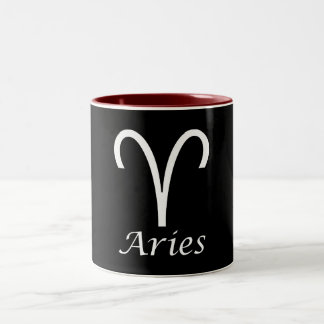 Tasse 2 Couleurs Signe de zodiaque de Bélier de `'