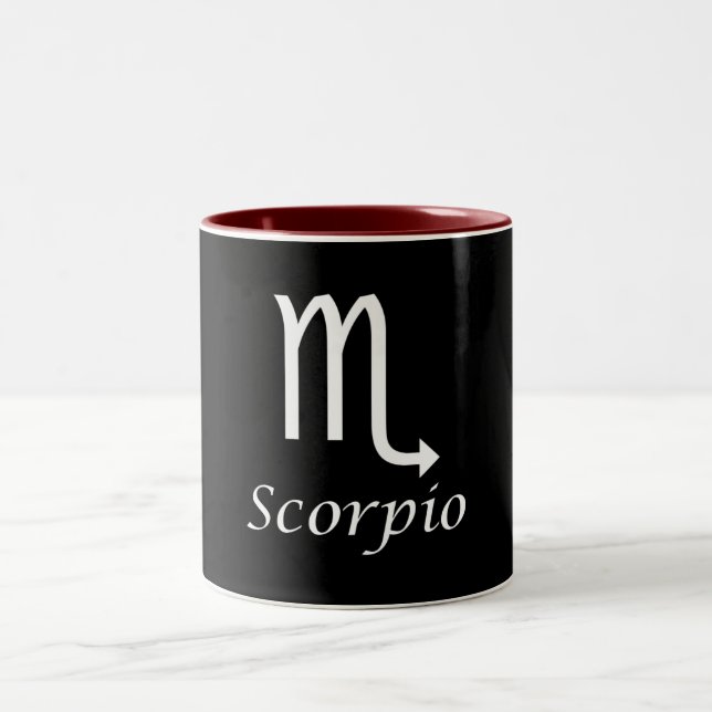Tasse 2 Couleurs Signe de zodiaque de Scorpion de `' (Centre)