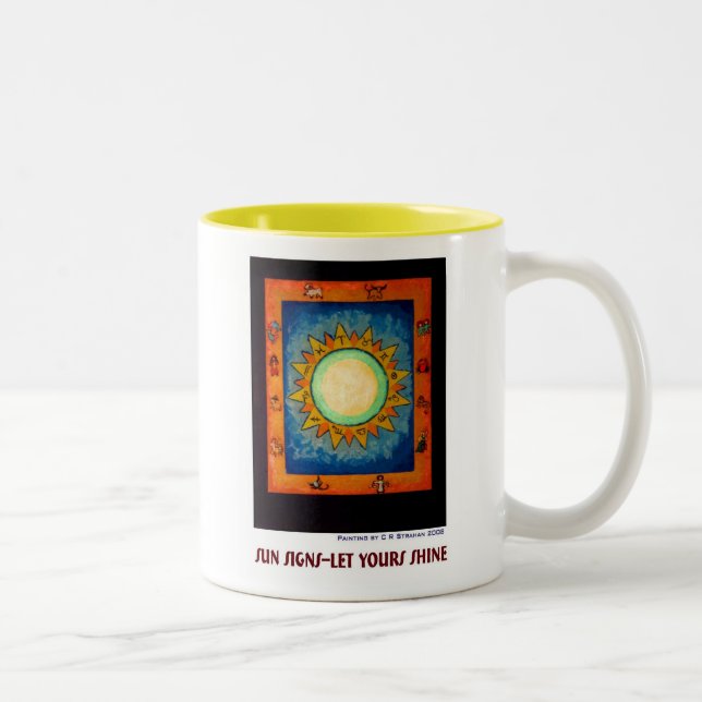 Tasse 2 Couleurs Signes de Sun--Laissé vôtre briller (Droit)