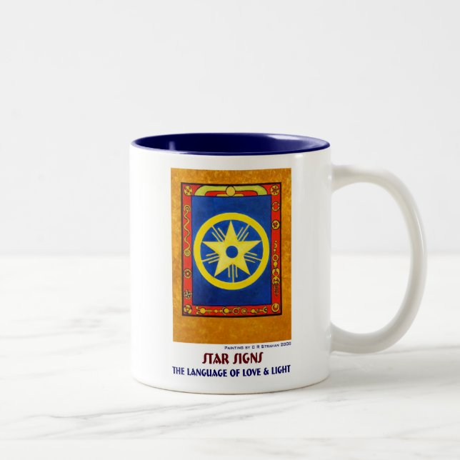 Tasse 2 Couleurs Signes d'étoile (Droit)