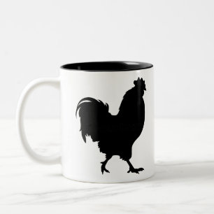 Tasse 2 Couleurs Silhouette de coq