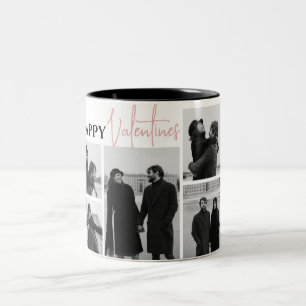 Tasse 2 Couleurs Simple Elegant Love valentinjour Famille 5 photo