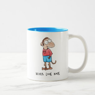 Tasse 2 Couleurs Singe caricaturale