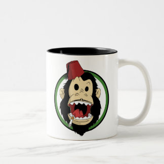 Tasse 2 Couleurs singe de tabagisme