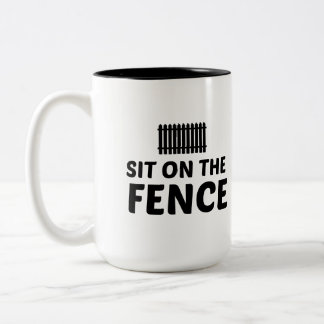 Tasse 2 Couleurs Sit on the fence