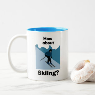 Tasse 2 Couleurs Ski Skieur Et Si On Faisait Du Ski